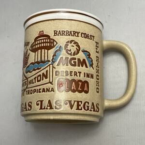 VIntage Las Vegas Casinos‎ Coffee Mug Souvenir Sands Stardust Tropicana Dunes